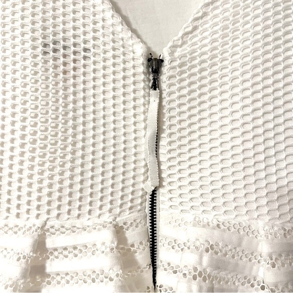 Leifsdottir Anthropology Long White Dress Women’s Size 6 - Picture 5 of 14